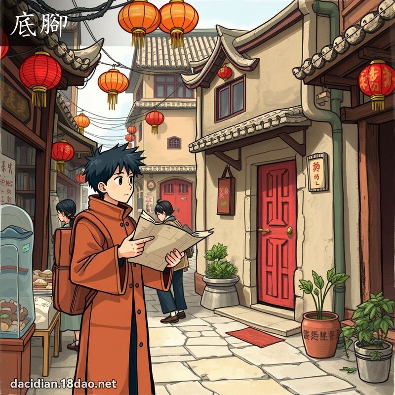 底脚 - 国语大辞典配图