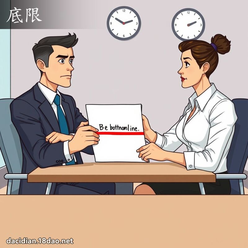 底限 - 國語大辭典配圖