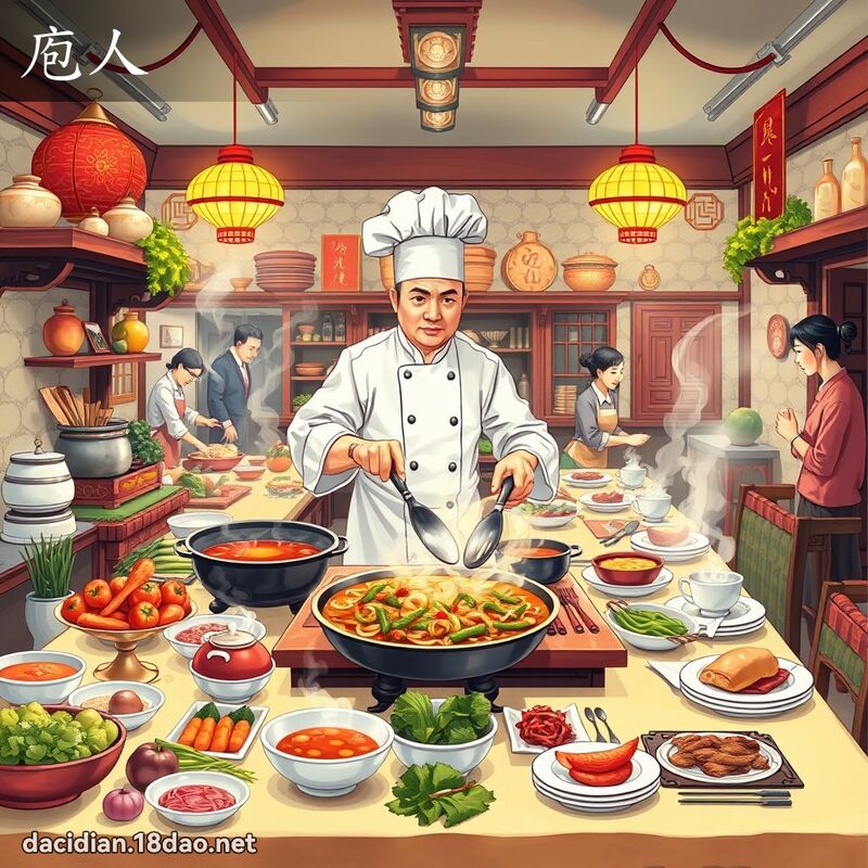 庖人 - 国语大辞典配图