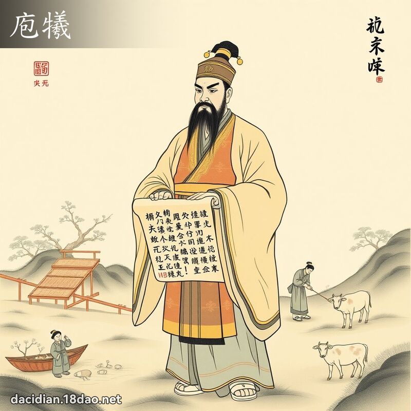 庖牺 - 国语大辞典配图