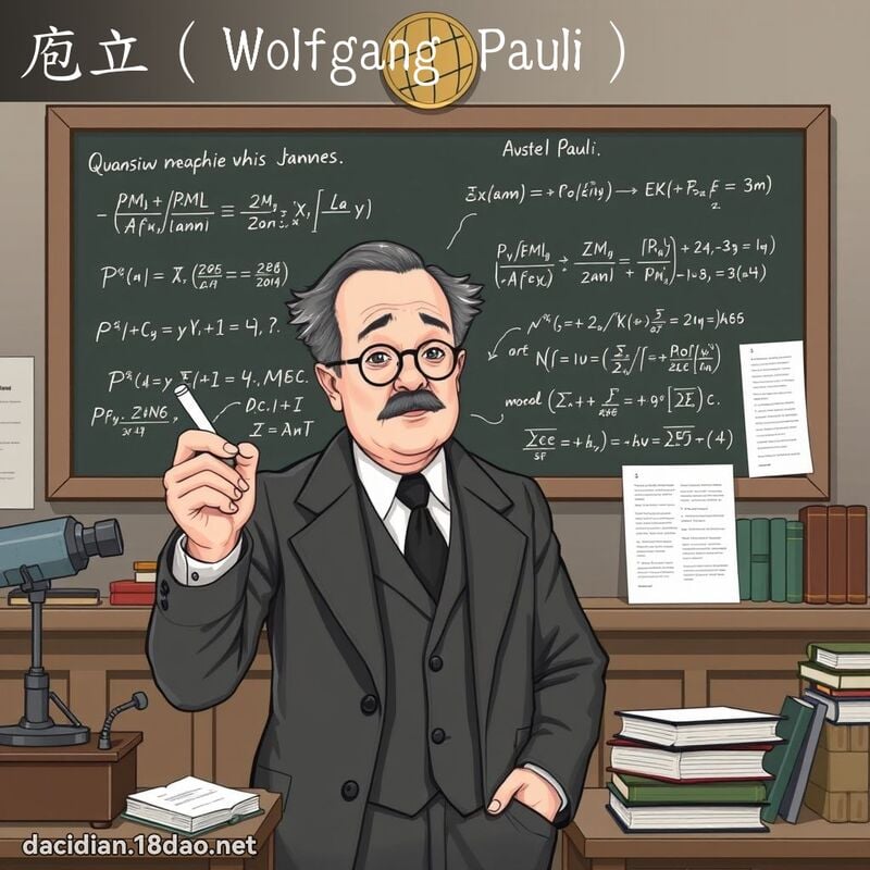 庖立（Wolfgang Pauli） - 國語大辭典配圖