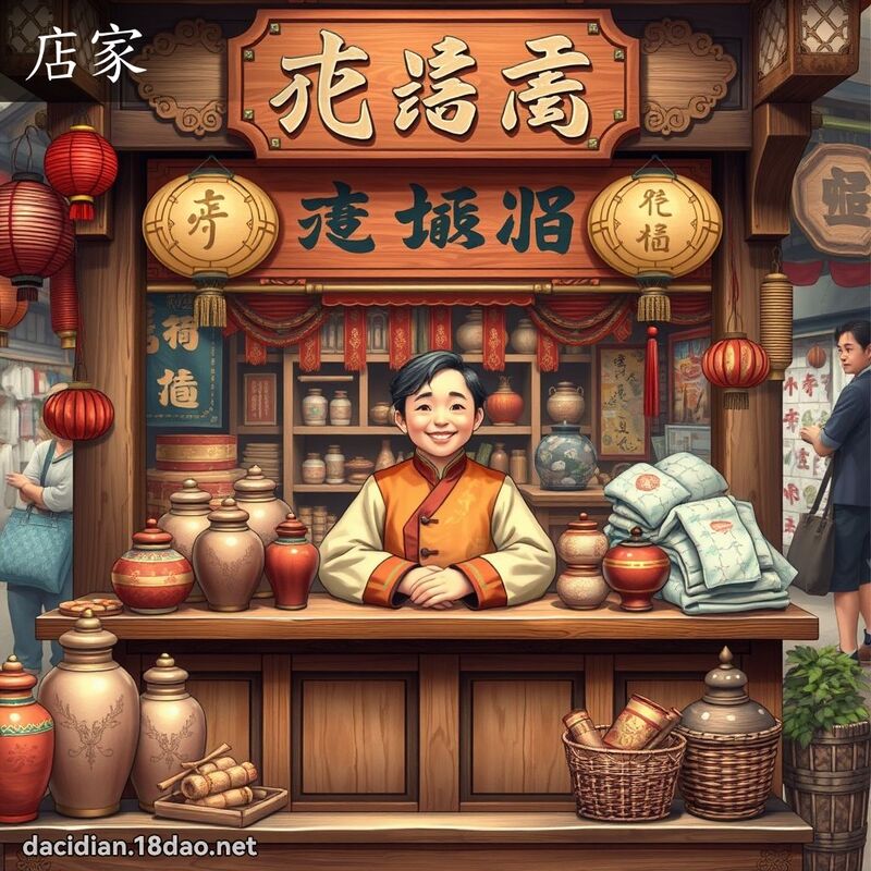 店家 - 国语大辞典配图