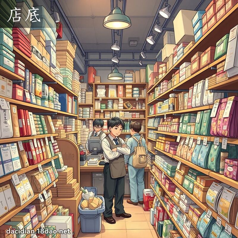 店底 - 國語大辭典配圖