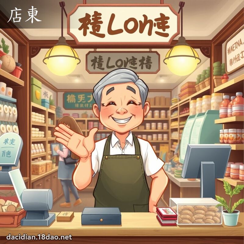 店東 - 國語大辭典配圖
