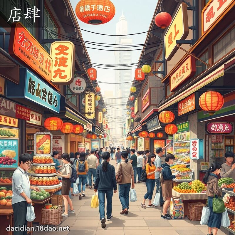 店肆 - 國語大辭典配圖
