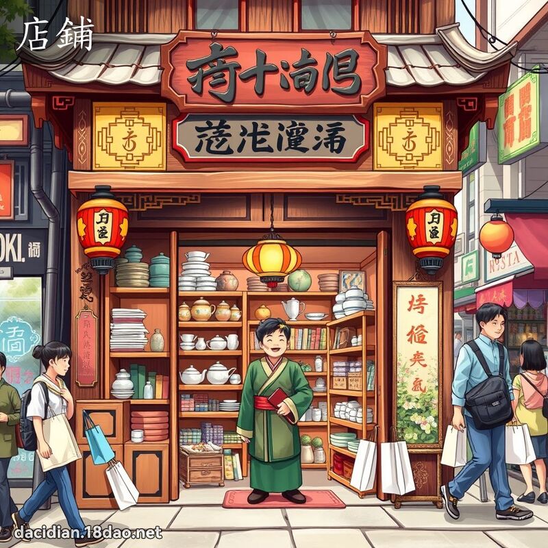 店铺 - 国语大辞典配图
