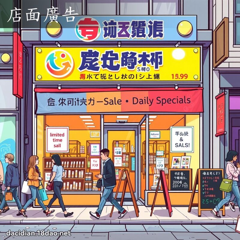 店面广告 - 国语大辞典配图