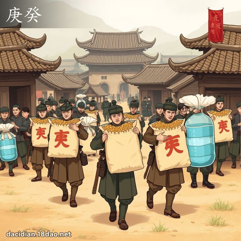 庚癸 - 国语大辞典配图