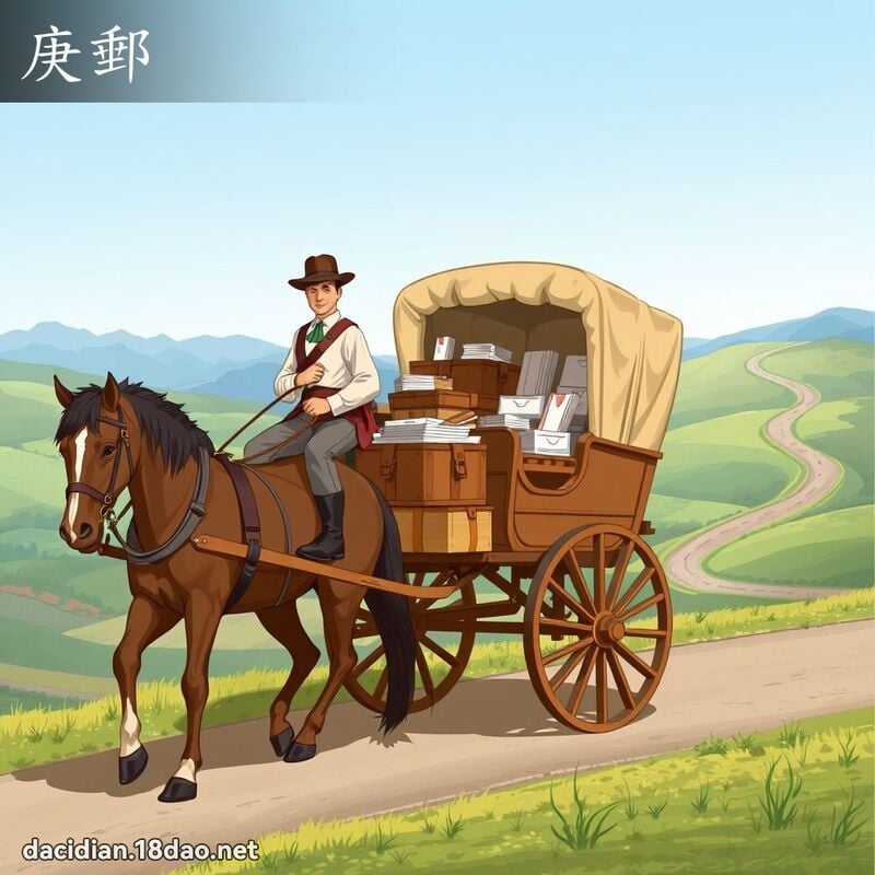 庚邮 - 国语大辞典配图