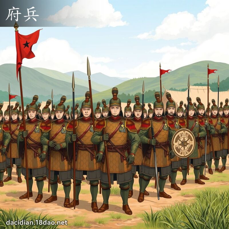 府兵 - 國語大辭典配圖