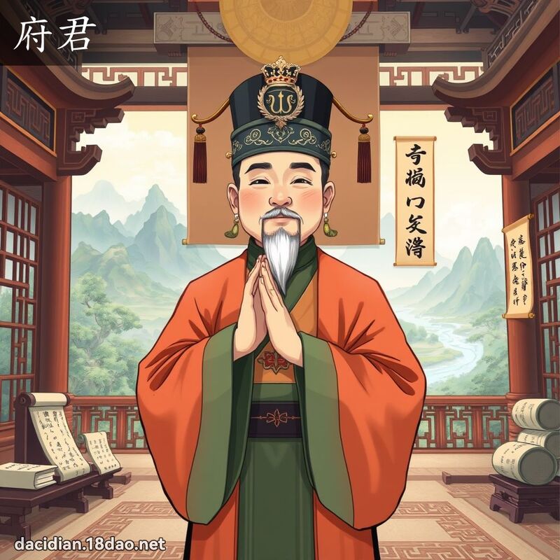 府君 - 國語大辭典配圖