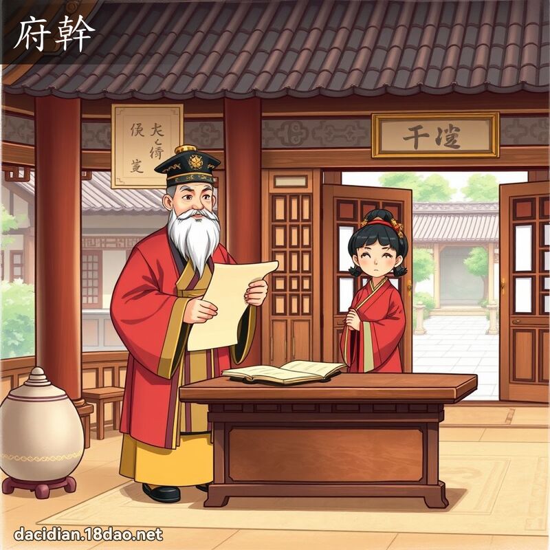 府幹 - 國語大辭典配圖