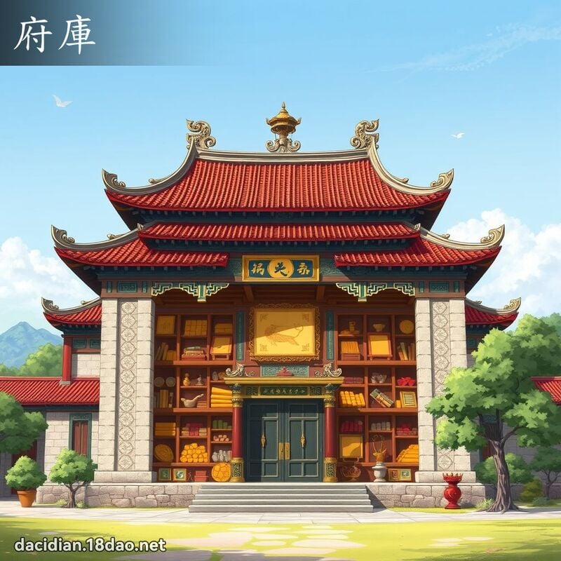 府庫 - 國語大辭典配圖
