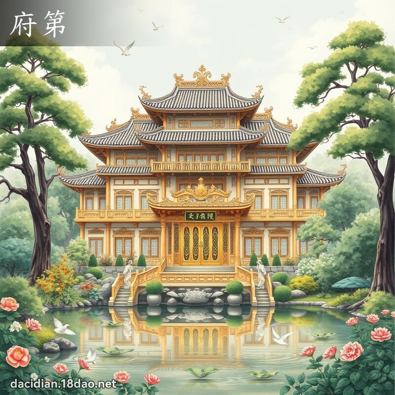 府第 - 國語大辭典配圖