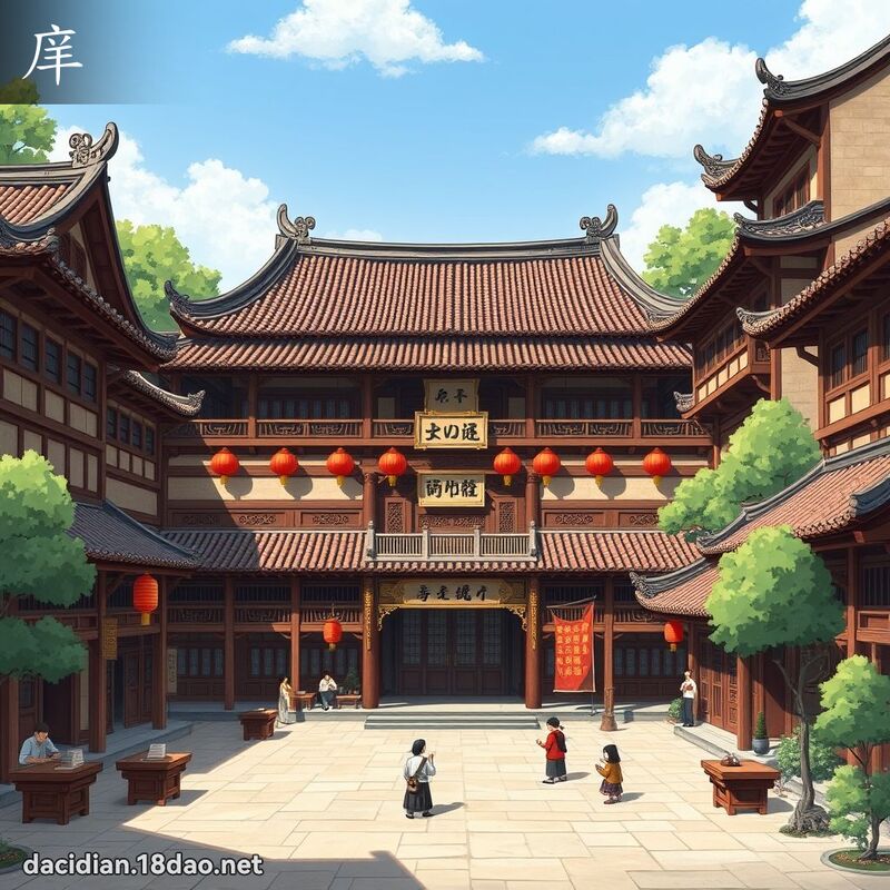 庠 - 國語大辭典配圖