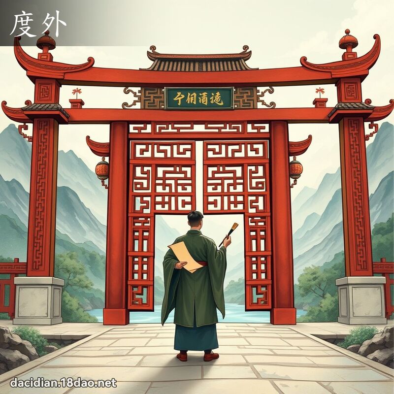 度外 - 國語大辭典配圖