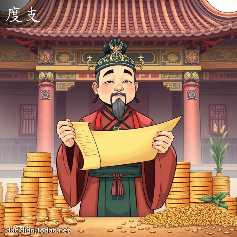 度支 - 国语大辞典配图