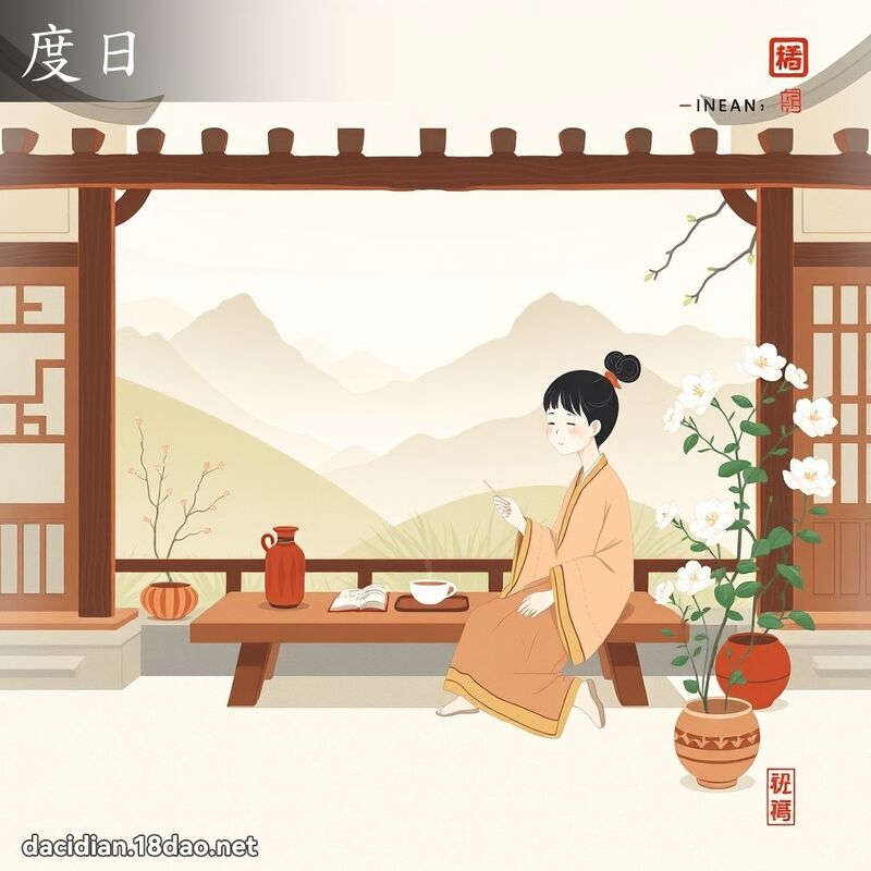 度日 - 国语大辞典配图