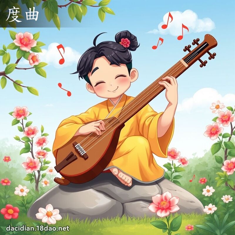 度曲 - 國語大辭典配圖