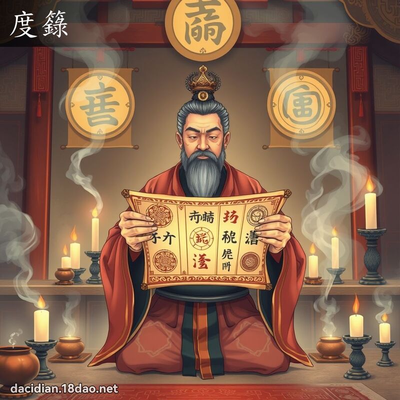 度籙 - 國語大辭典配圖