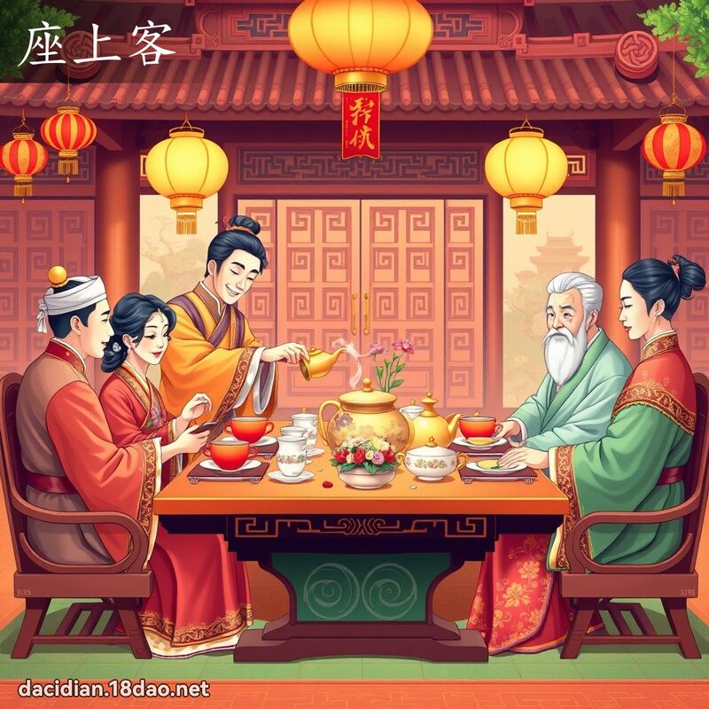 座上客 - 國語大辭典配圖