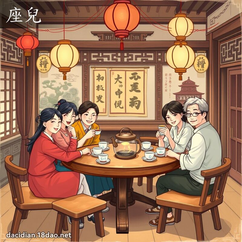 座兒 - 國語大辭典配圖