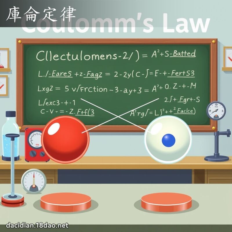 庫侖定律 - 國語大辭典配圖