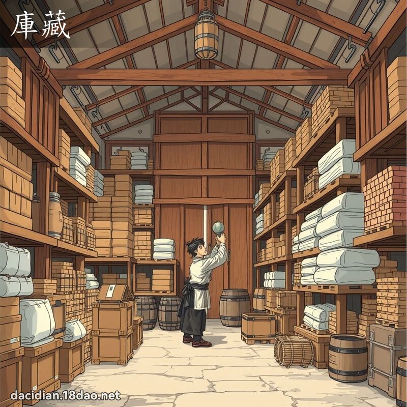 庫藏 - 國語大辭典配圖