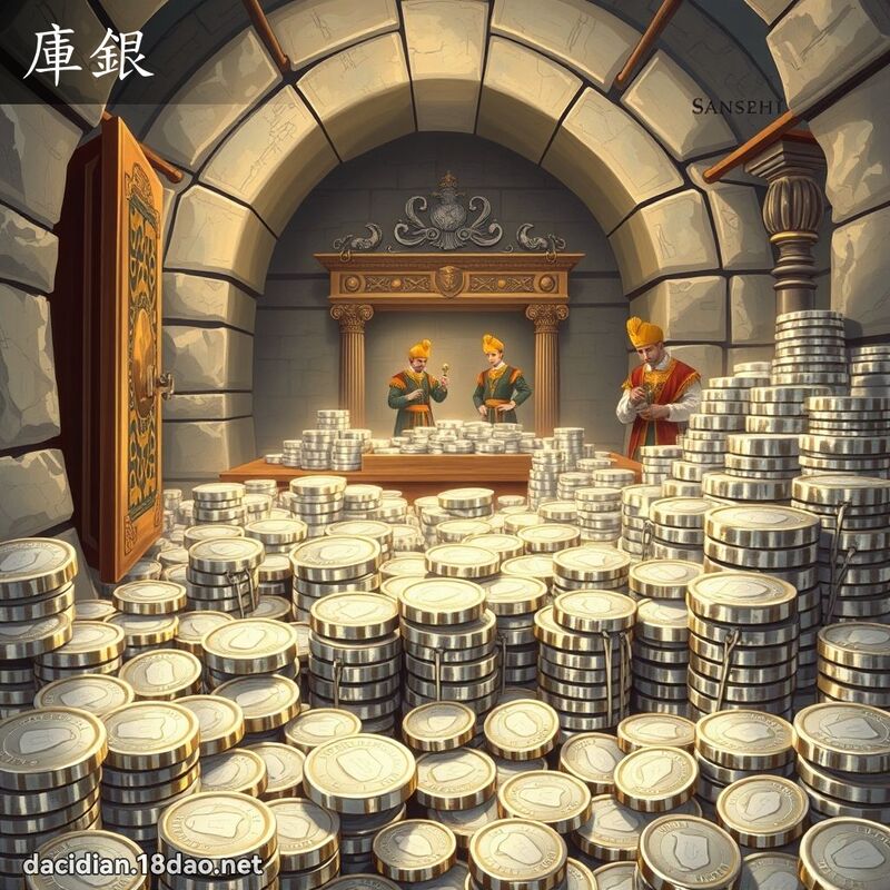 庫銀 - 國語大辭典配圖