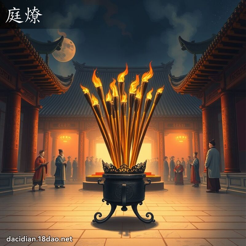 庭燎 - 國語大辭典配圖