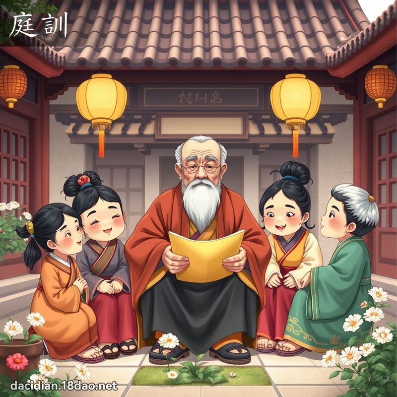 庭訓 - 國語大辭典配圖