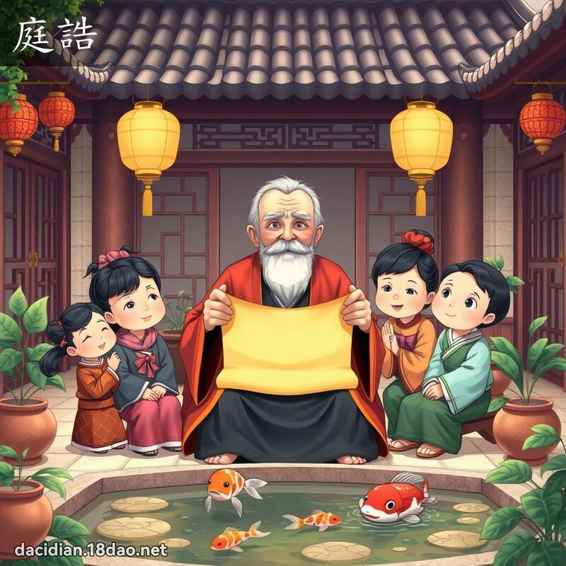 庭誥 - 国语大辞典配图