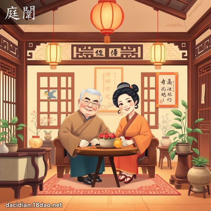 庭闈 - 國語大辭典配圖