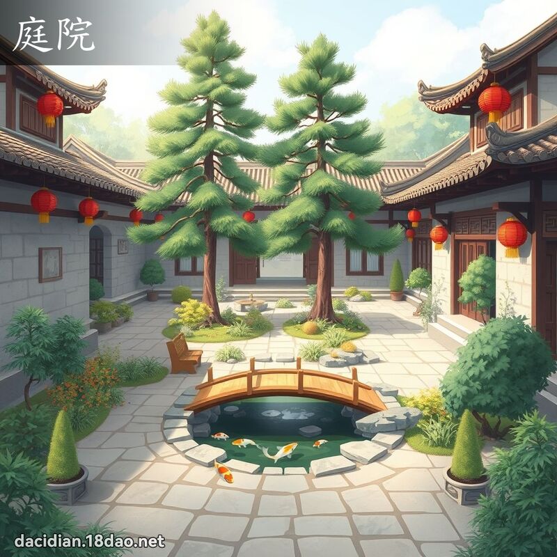 庭院 - 国语大辞典配图