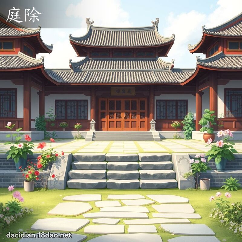 庭除 - 國語大辭典配圖