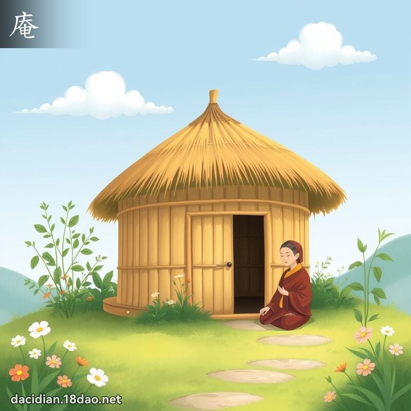 庵 - 國語大辭典配圖
