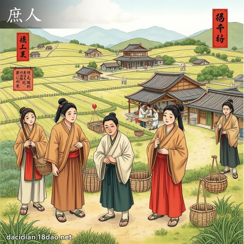 庶人 - 国语大辞典配图