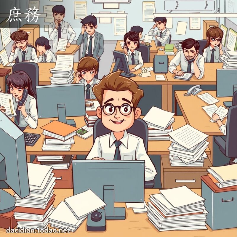 庶务 - 国语大辞典配图