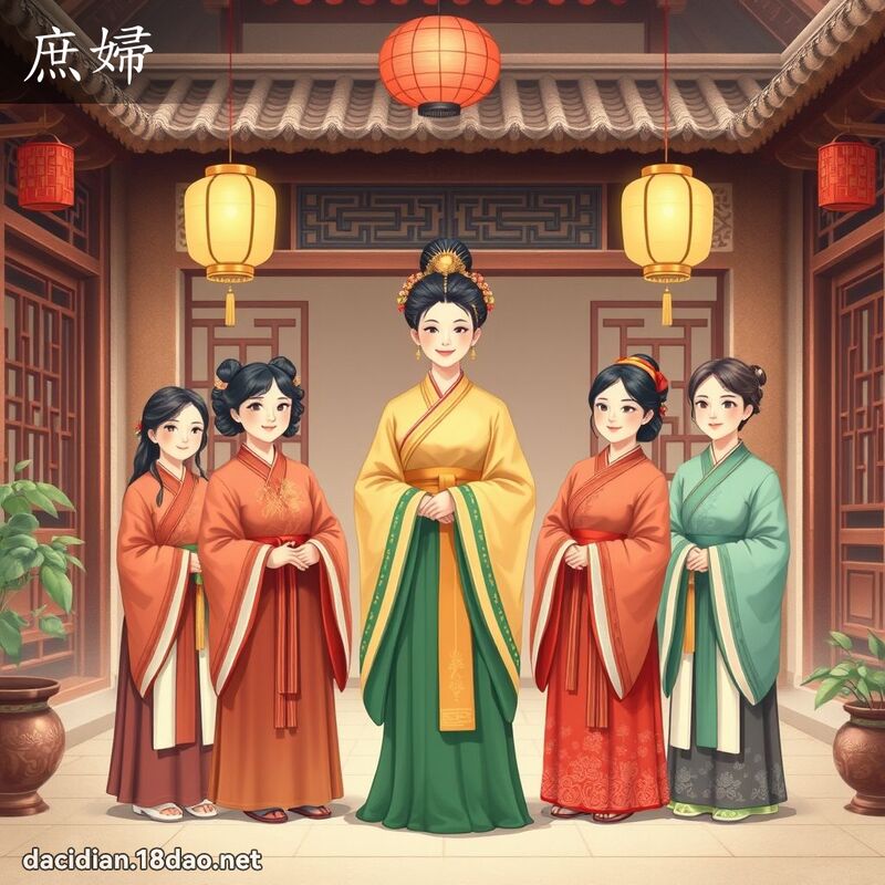 庶妇 - 国语大辞典配图