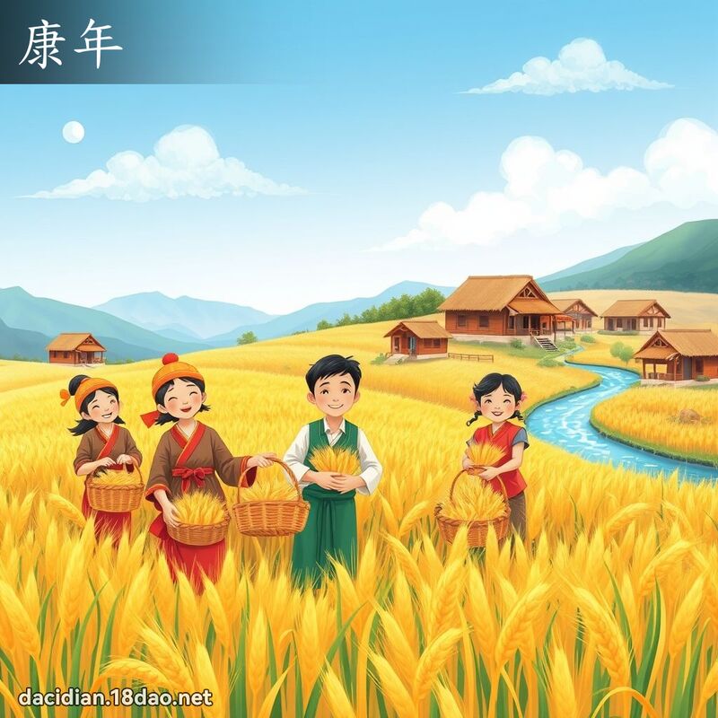 康年 - 国语大辞典配图