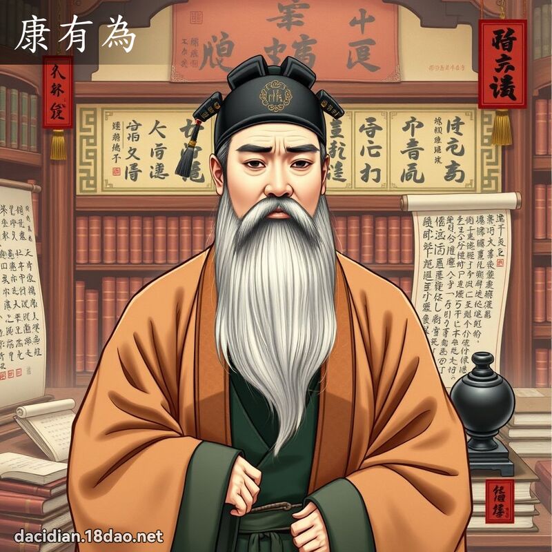 康有为 - 国语大辞典配图