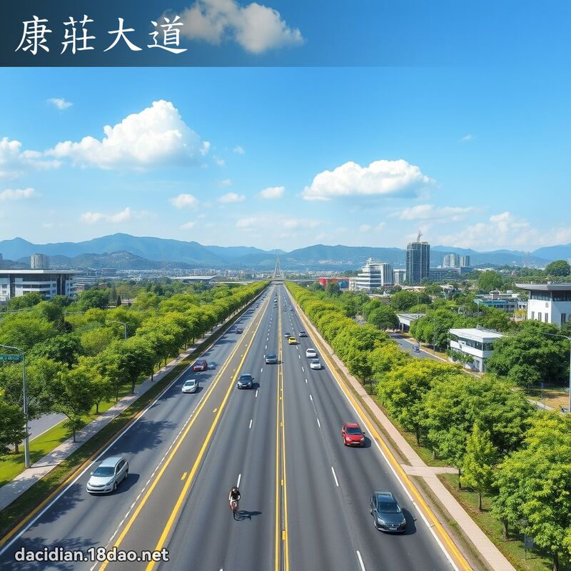 康庄大道 - 国语大辞典配图