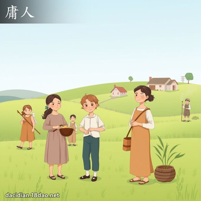 庸人 - 国语大辞典配图