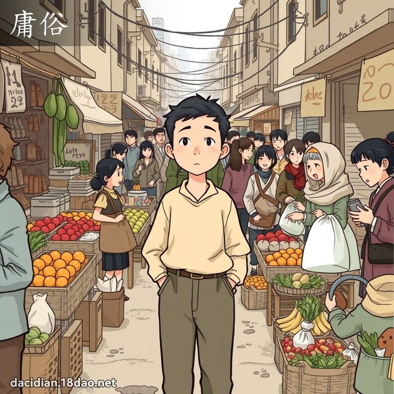 庸俗 - 國語大辭典配圖