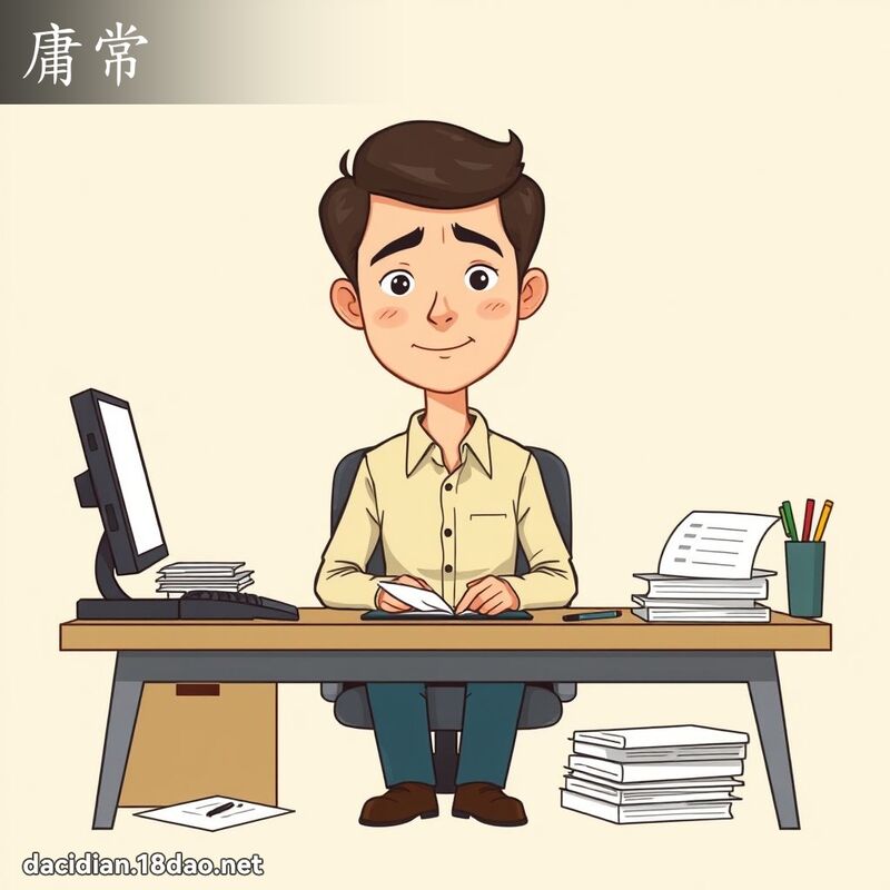 庸常 - 國語大辭典配圖