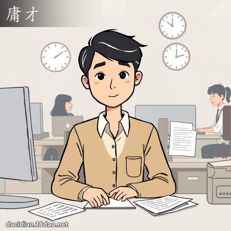 庸才 - 国语大辞典配图