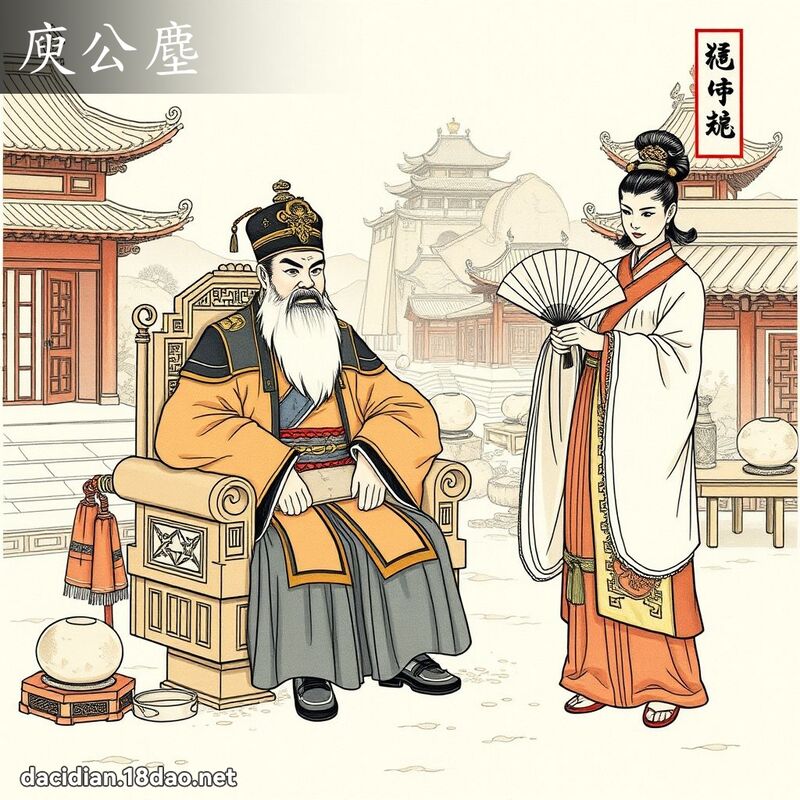 庾公尘 - 国语大辞典配图