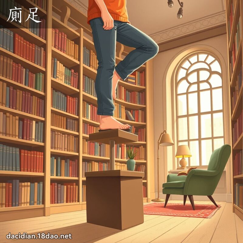 厕足 - 国语大辞典配图