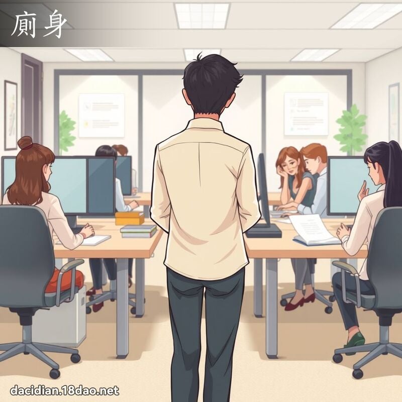 廁身 - 國語大辭典配圖