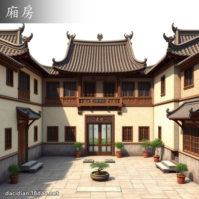 厢房 - 国语大辞典配图